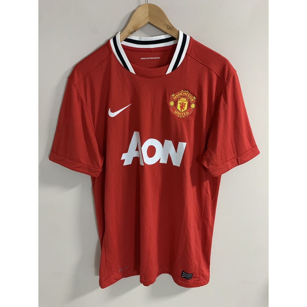 Nike Manchester United 2011-12 Home Soccer Jersey AON 423932-623 Men's Size L
